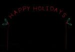 17' Happy Holidays Arch Holiday Light Display