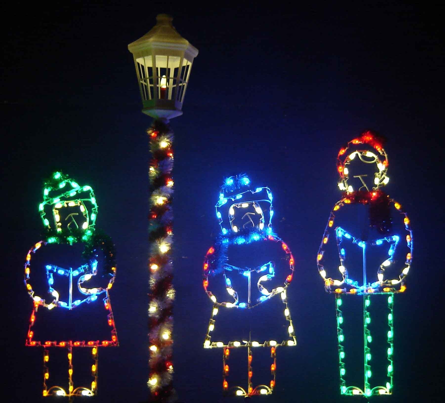 9' Lamppost With Lantern Holiday Light Display Creative Displays