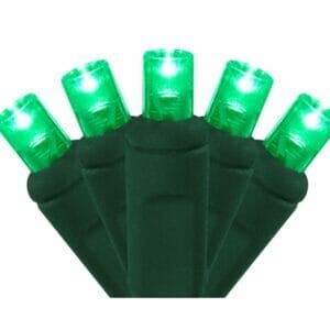 Pro-Grade® 5mm 50 Light LED Green Mini Light Strings