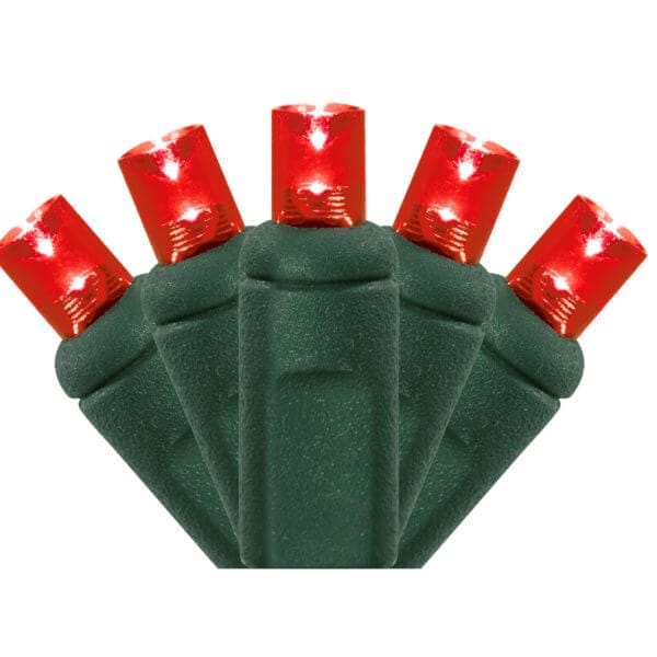 5MM 100 LIGHT LED RED MINI LIGHT STRINGS