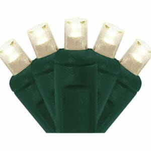 Male Plug, Green, (100) - Christmas Light Supplies