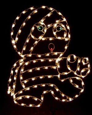 5' Baby Mummy Halloween Light Display