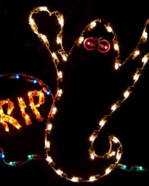 5' RIP Ghost Holiday Light Display