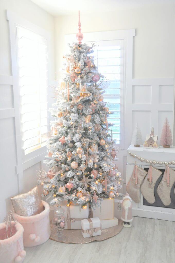 How To Update Your Holiday Decor With A Rose Gold Christmas Tree