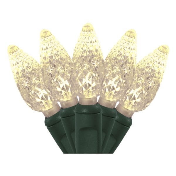 C6 50 LIGHT LED WARM WHITE CHRISTMAS LIGHTS Creative Displays