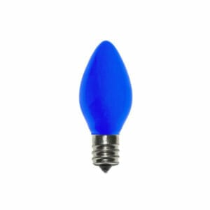 C7 Incandescent Ceramic Blue Bulbs