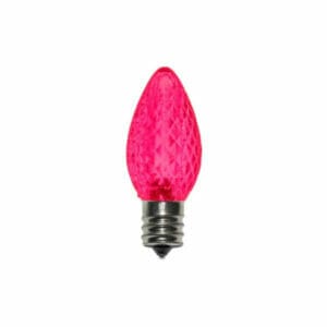 C7 SMD LED Pink Retro Fit Bulb 25 Pack