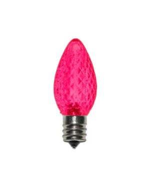 C7 SMD LED Pink Retro Fit Bulb 25 Pack