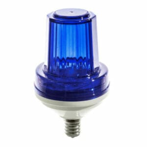 C7 LED Blue Strobe Light Bulbs
