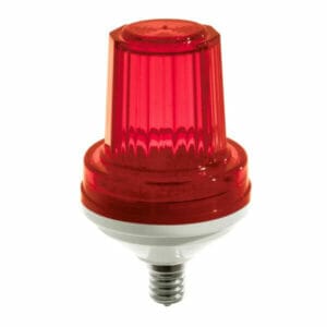 C7 LED Red Strobe Light Bulbs