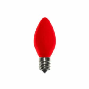 C7 Incandescent Ceramic Red Bulbs