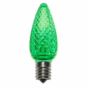 C9 SMD LED Green Retrofit Bulbs