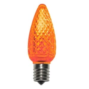 C9 SMD LED ORANGE RETROFIT BULB 25 PACK