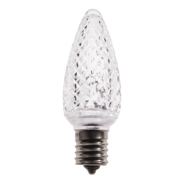 C9 SMD LED PURE WHITE RETROFIT BULB 25 PACK