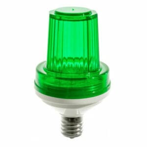 C9 LED Green Strobe Light Bulbs
