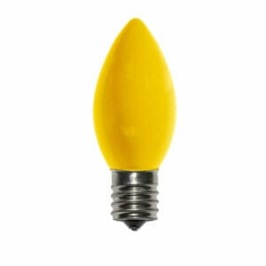 C9 Incandescent Ceramic Yellow Bulbs
