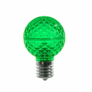 Minleon® G40 C9 LED Green Globe Bulbs