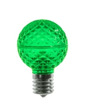 Minleon® G40 C9 LED Green Globe Bulbs