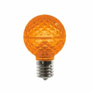 Minleon® G40 C9 LED Orange Globe Bulbs