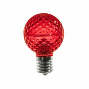 Minleon® G40 C9 LED Red Globe Bulbs