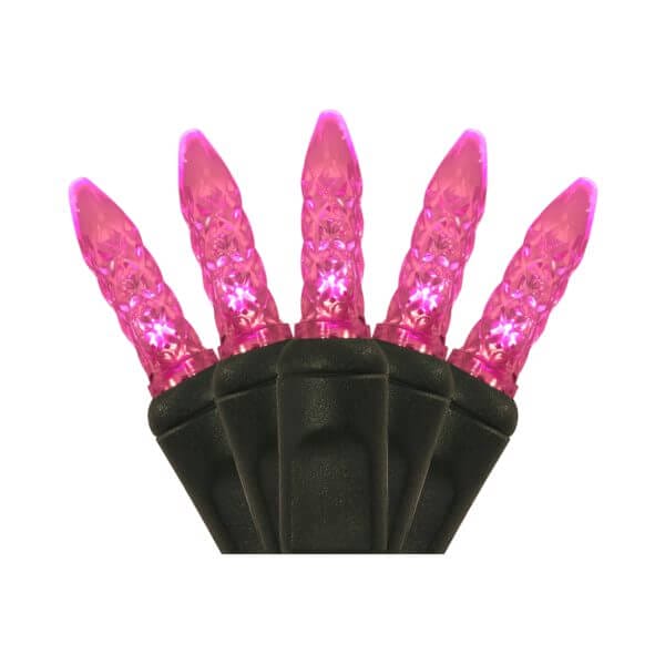 M5 50 Light LED Pink Christmas Lights Creative Displays