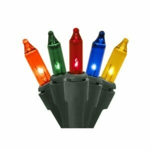 50 Light Multi-Colored Incandescent Christmas Minibrites®