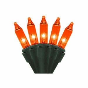 50 Light Orange Incandescent Christmas Minibrites®