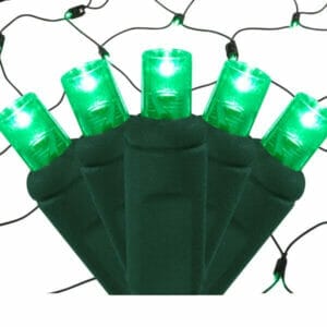 5MM LED Green Net Light Strings