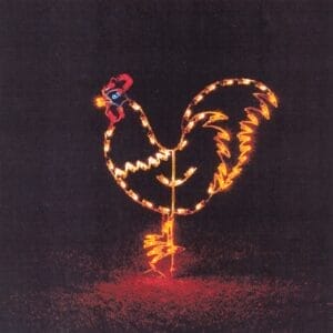 3.5' Rooster Holiday Light Display