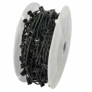 PRO GRADE® C-7 TWISTED WIRE LIGHT STRING WITH 18 INCH SPACING