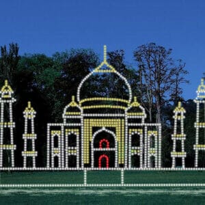 18' Taj Mahal Holiday Light Display