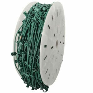 C7 SPT-1 500' 12" Centers Green Weather-X® Cord Spools