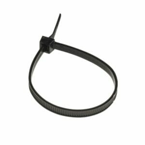 4" Black Wire Tie 100 Pack