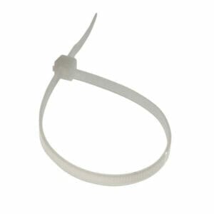 4" White Wire Tie 100 Pack