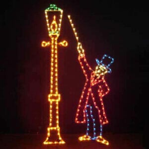 YULETIDE LAMP AND LAMPLIGHTER