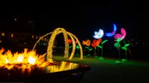 8' Oversized Flowers Dimensional Display