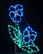 PANSY FLOWER CLUSTER HOLIDAY DISPLAY