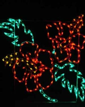 HIBISCUS FLOWER HOLIDAY DISPLAY