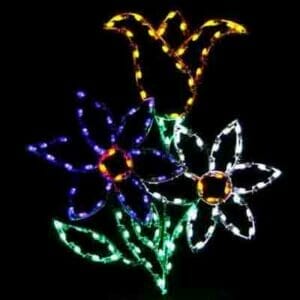 FLOWER CLUSTER HOLIDAY DISLAY