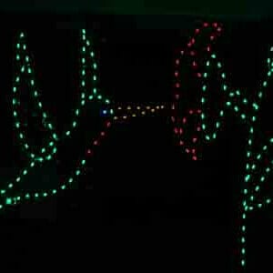 8' Animated Hummingbird Holiday Light Display