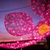 8' Oversized Flowers Dimensional Display