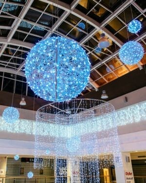 3D Orb Fiberglass Light Display