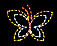 3' Butterfly Holiday Light Display