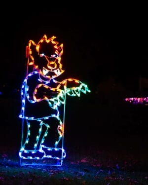 6' Werewolf Halloween Light Display