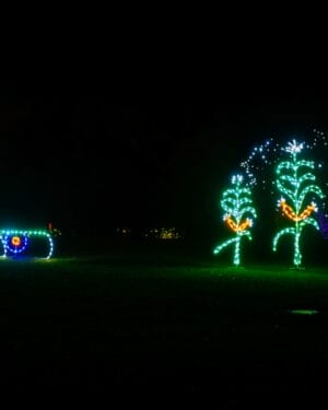 10' Jack-O-Lantern Farmer Halloween Light Display