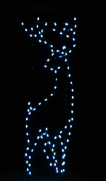 7.5' Deer Buck Holiday Light Display