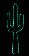 10' Cactus Holiday Light Display