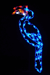 4' Hornbill Holiday Light Display