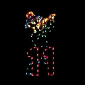 8' Twelve Days Of Christmas - Day 11 Holiday Light Display