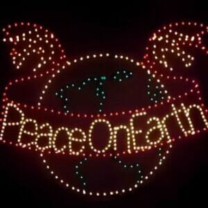 18' Peace On Earth Globe Holiday Light Display